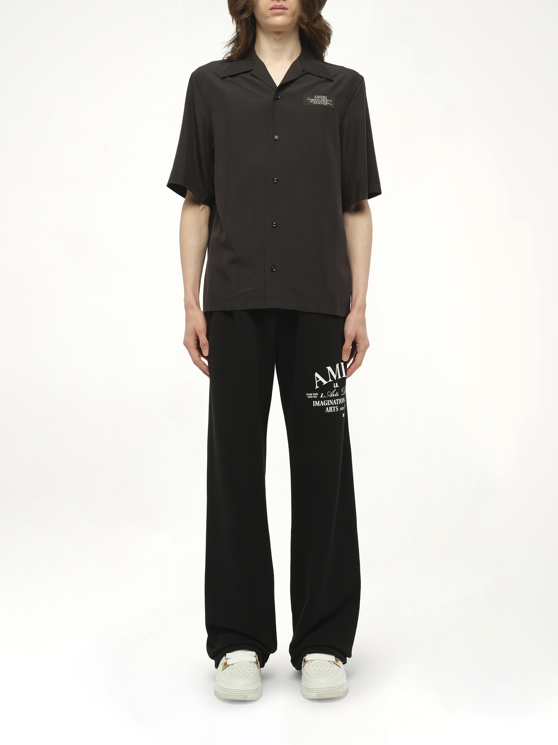 Amiri Spirit Bowling Shirt in Black - 7