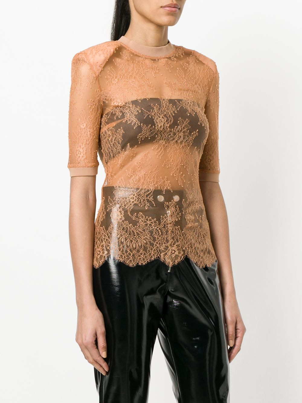 lace detailed top - 3