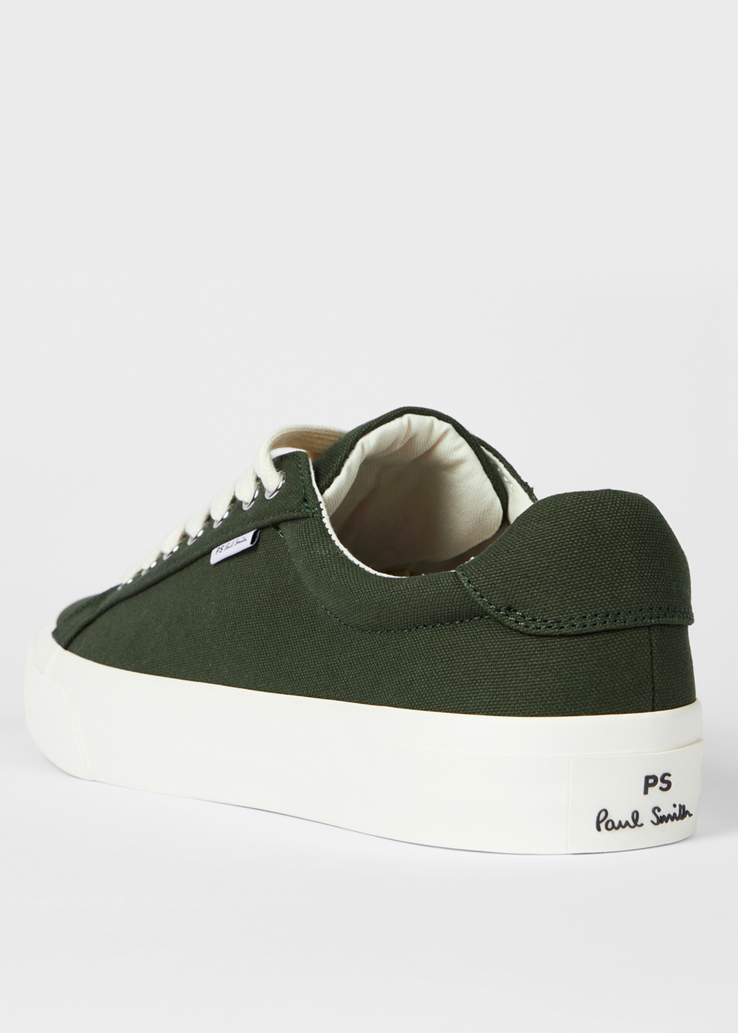 Khaki Canvas 'Amos' Trainers - 5