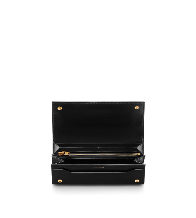 PALMELLATO-EFFECT LEATHER WHITNEY CONTINENTAL WALLET 3