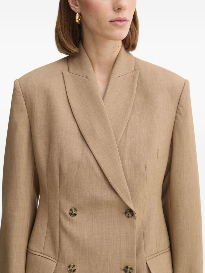 double-breasted buttoned blazer 3
