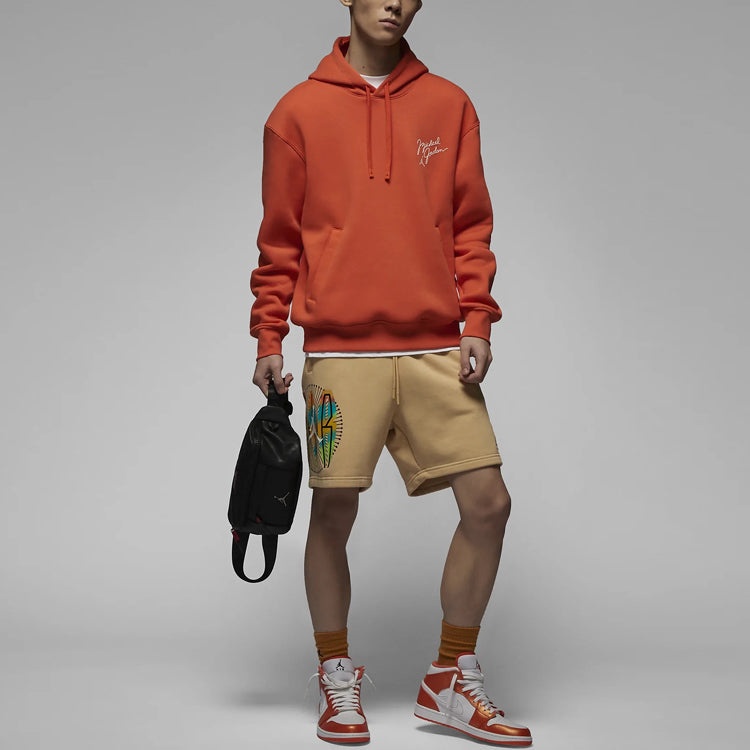 Air Jordan Flight MVP Hoodies 'Orange' DV7577-817 - 3