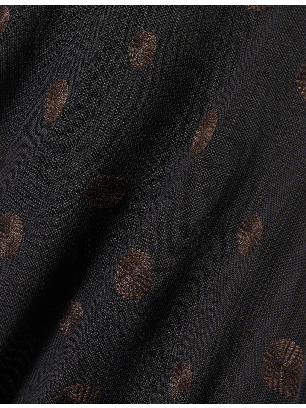 Karla Polka-Dot Stretch-Mesh Mini Dress - 6