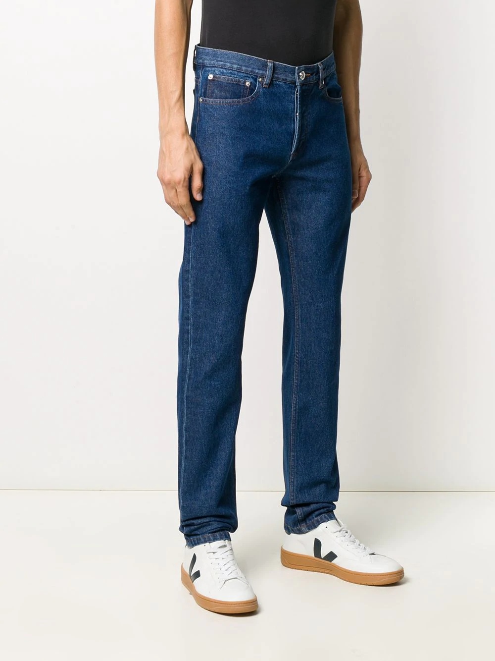 slim-fit denim jeans - 4