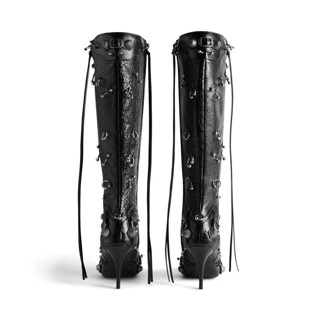 Women's Cagole 90mm Boot With Piercings  in Black - 5