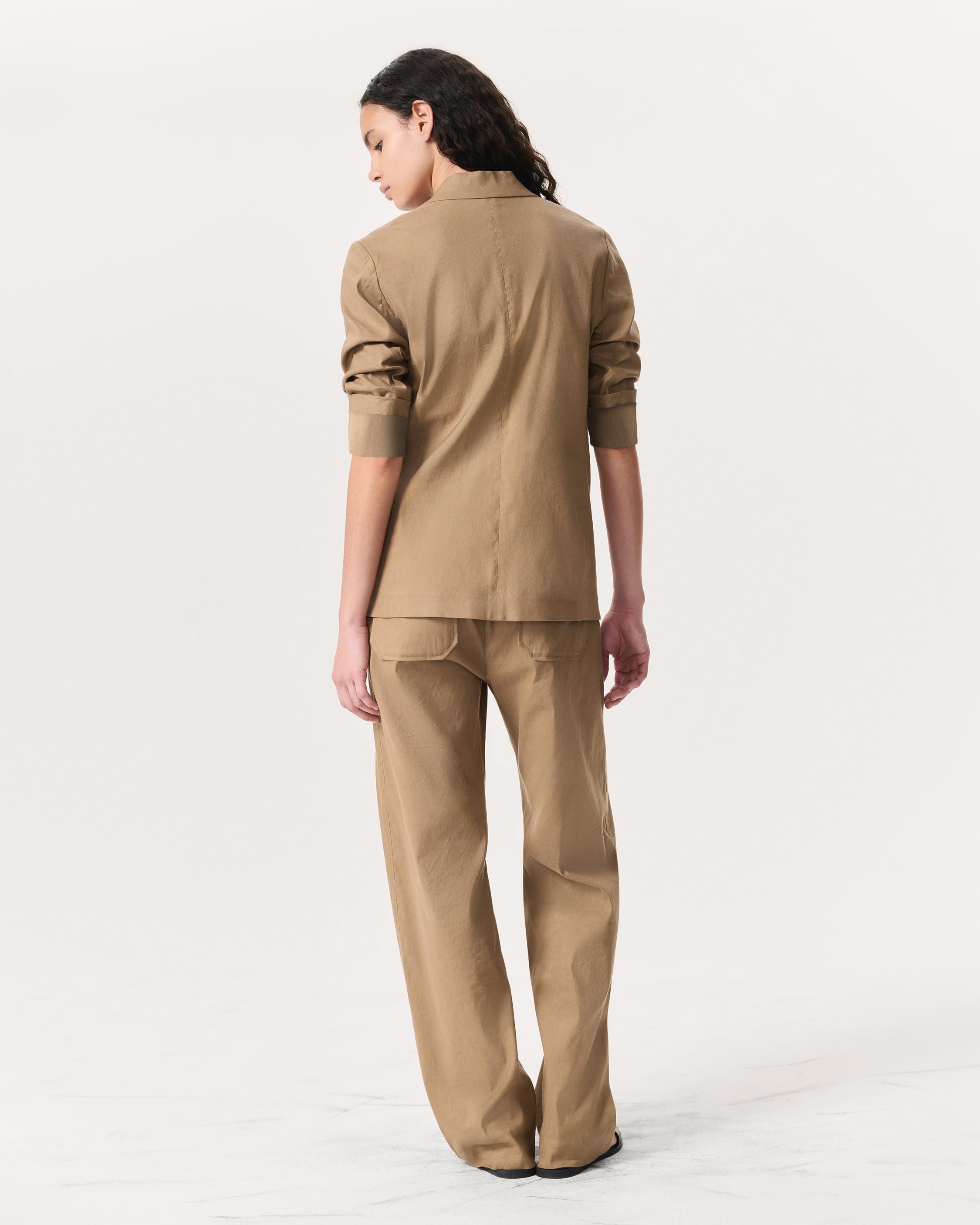 Jennie Linen-Blend Blazer - 5