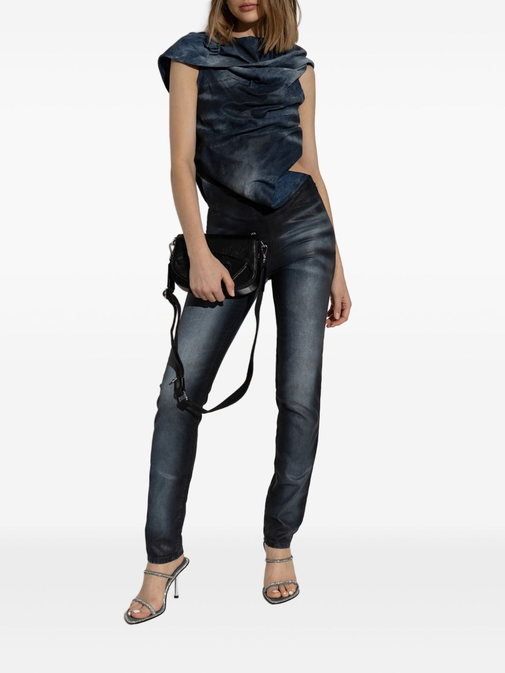 asymmetric-design jumpsuit - 5
