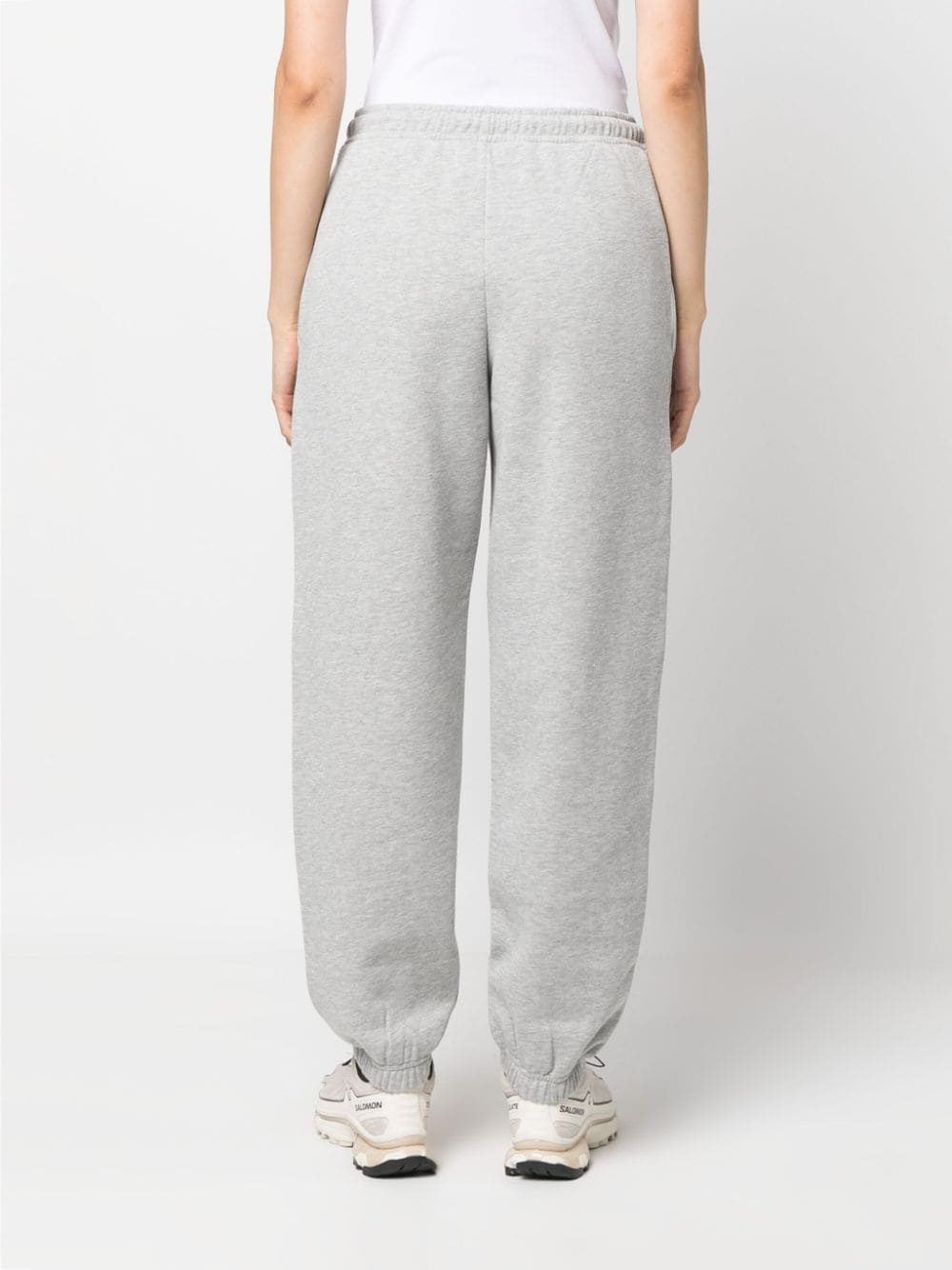 logo-patch cotton-blend track pants - 4