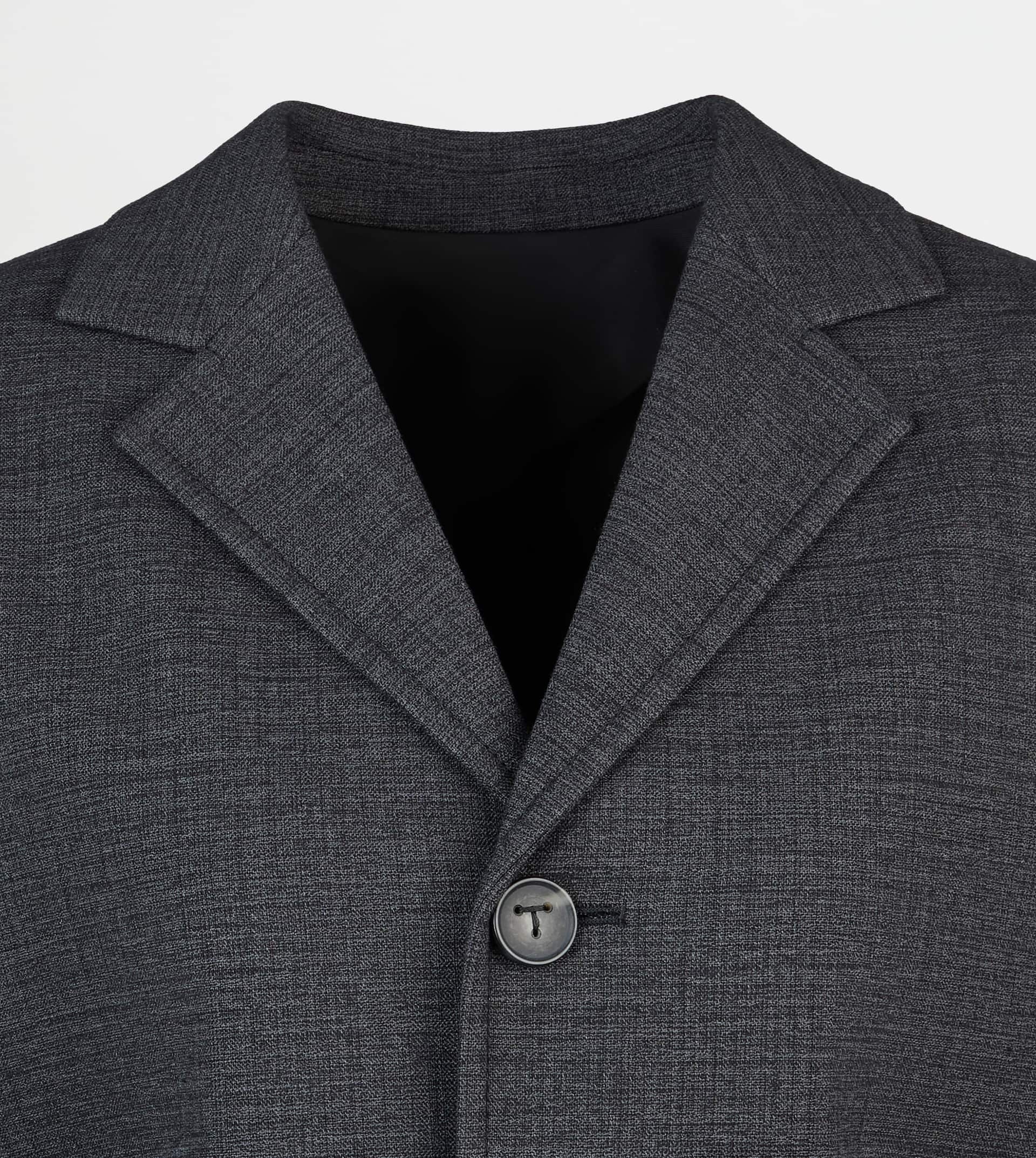 COTTON BLEND JACKET - GREY - 7