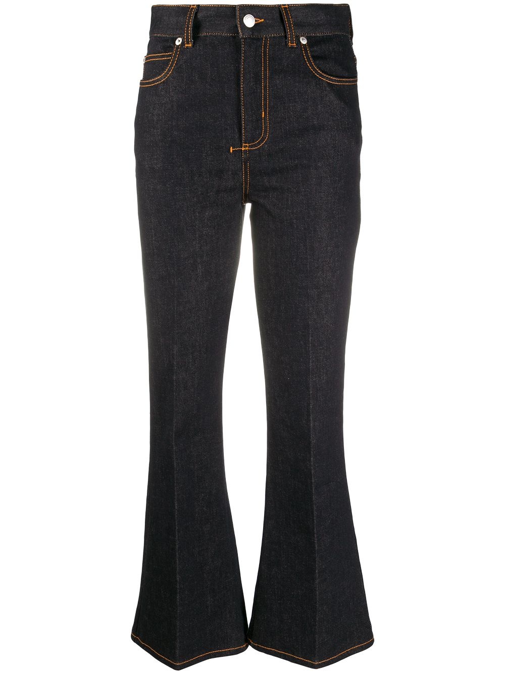 high-rise flared jeans - 1