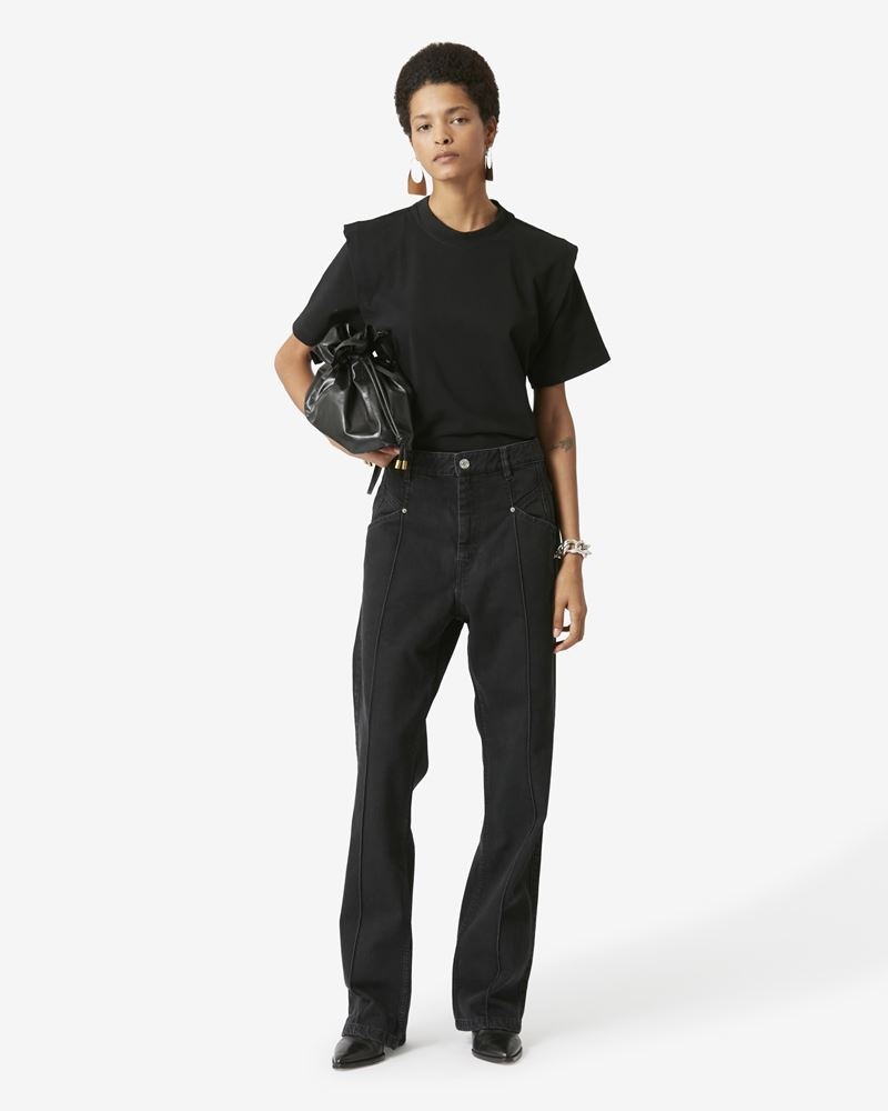 NADEGE DENIM PANTS - 2