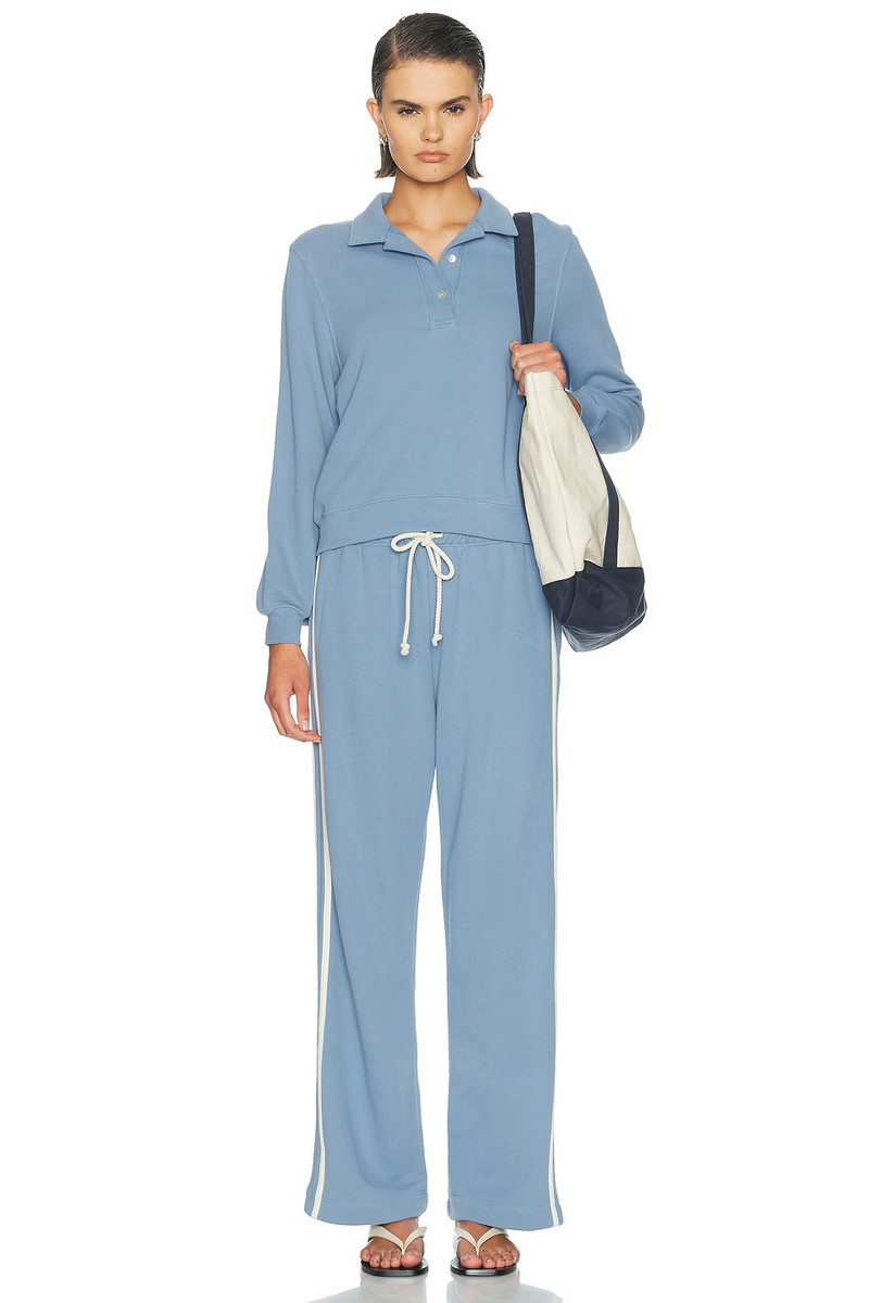DONNI. The Eco Terry Polo Sweatshirt outlook