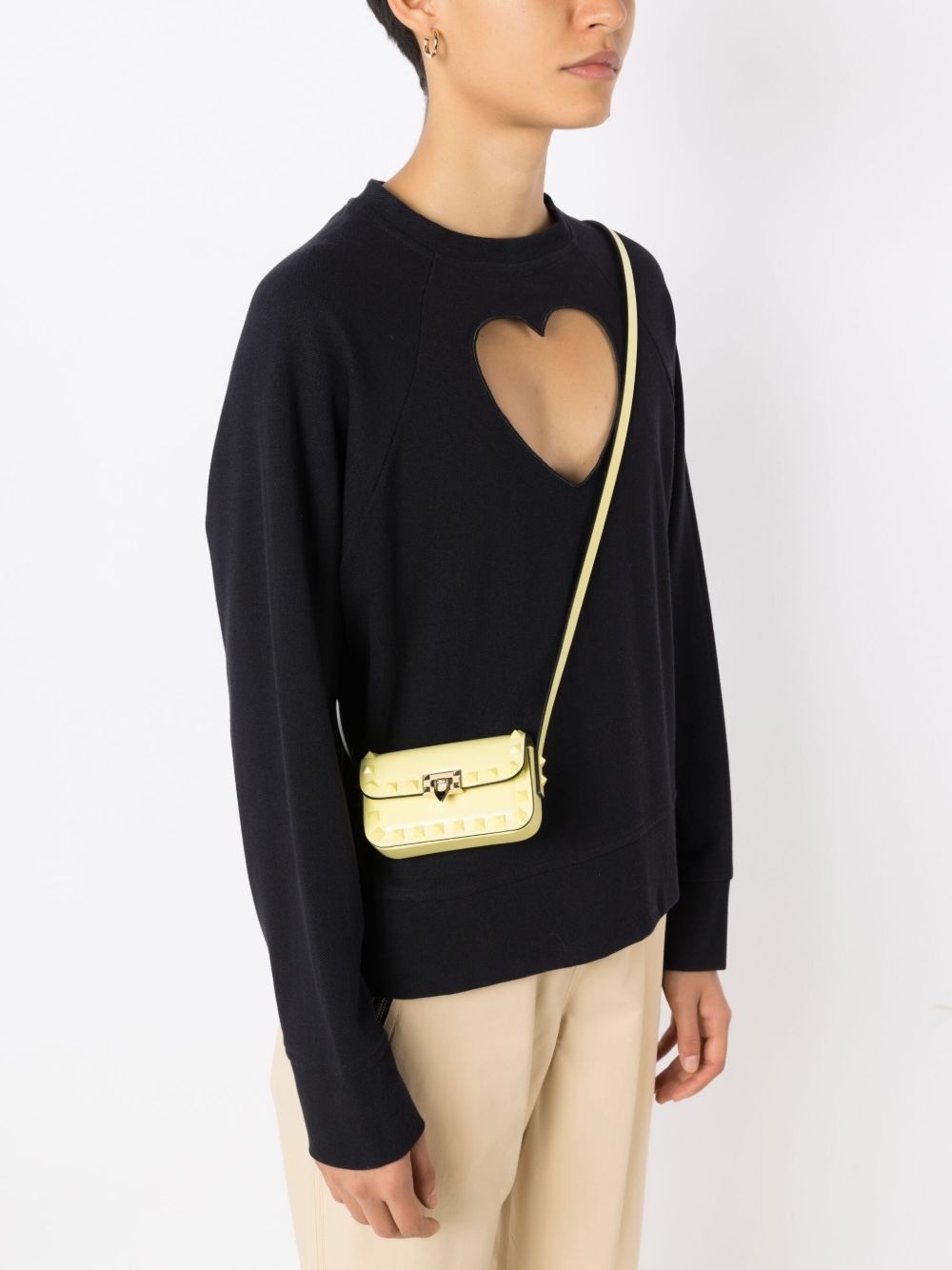 Rockstud leather mini bag - 2