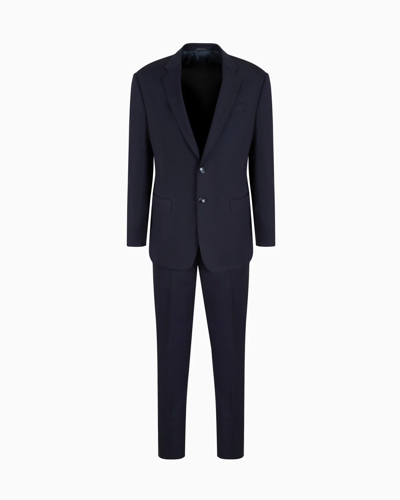 Single-breasted Soft line suit in virgin wool - 1