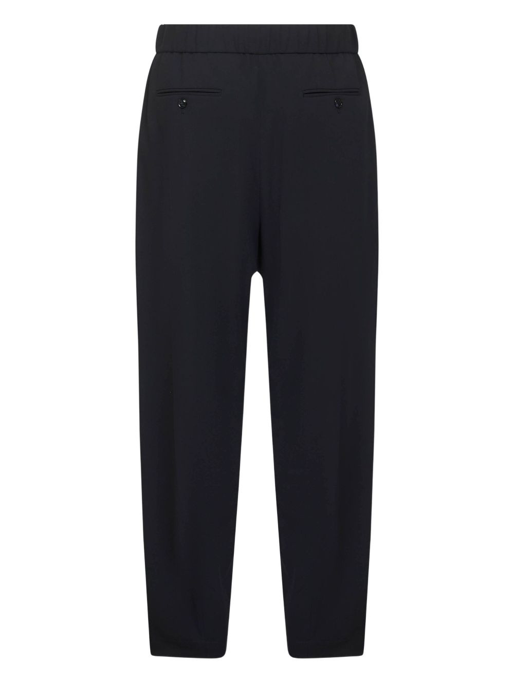 pleated elasticated trousers - 2