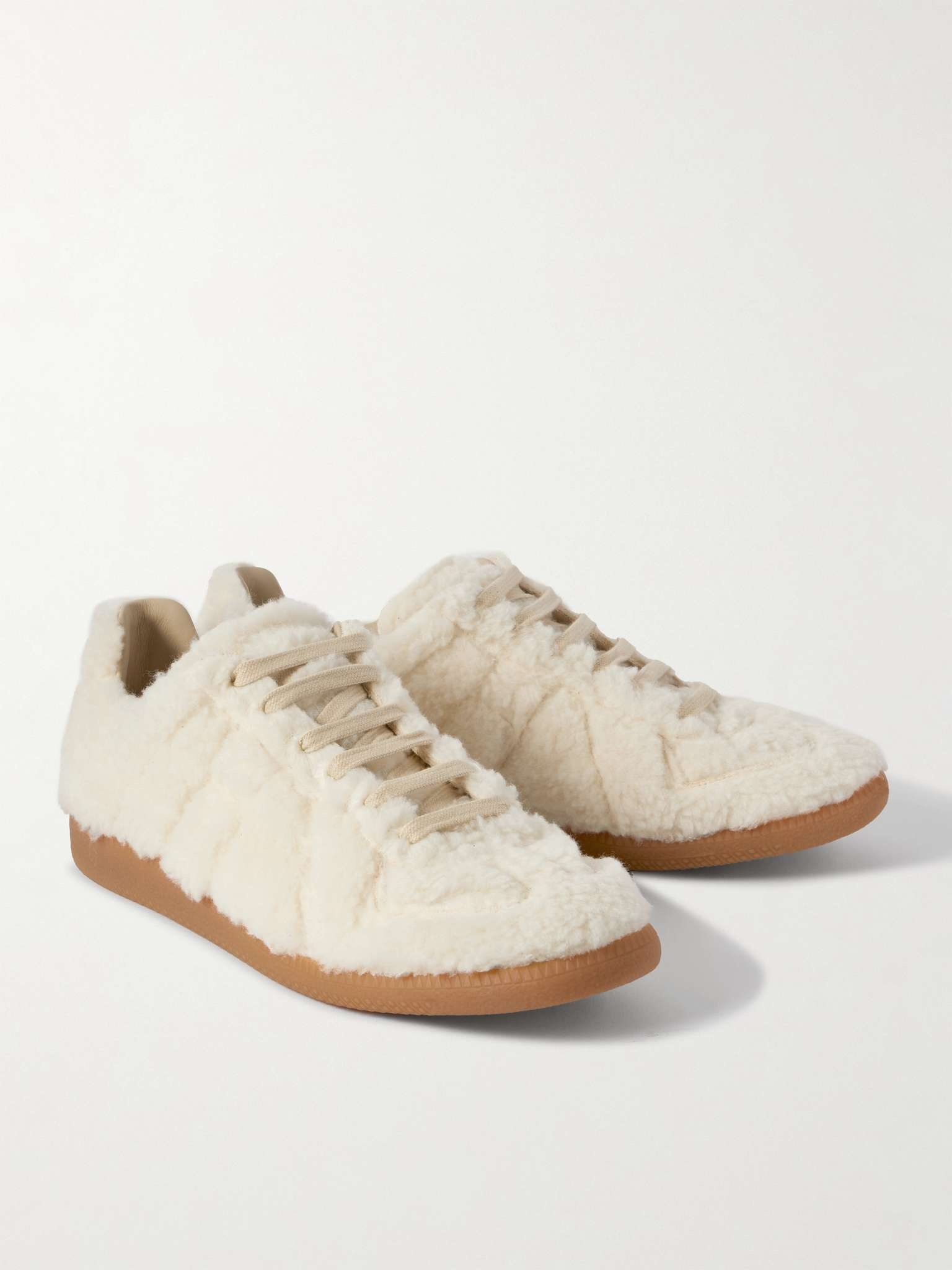 Maison Margiela Replica Faux Shearling Sneakers | REVERSIBLE