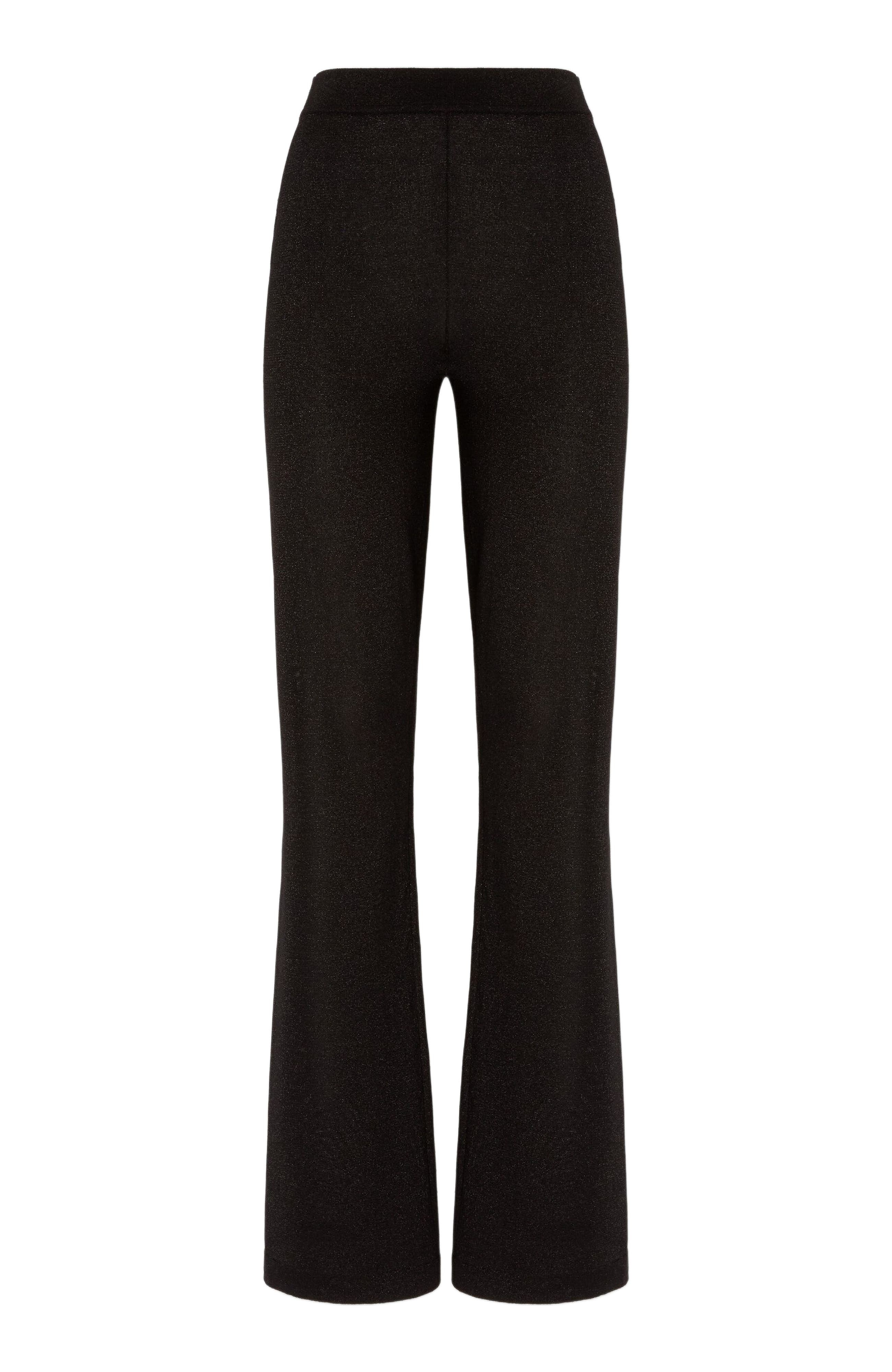 Missoni Straight Trousers In Lamé Viscose in Black at Nordstrom - 2