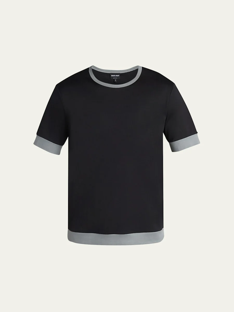 Men's Interlock Jersey Crewneck T-Shirt - 1