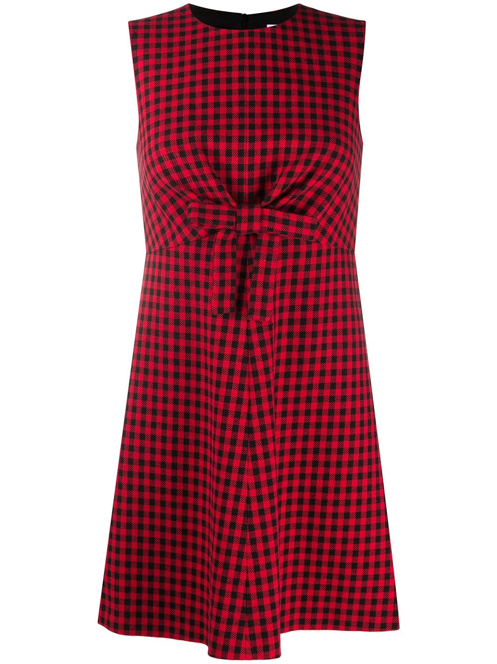 gingham check mini dress - 1