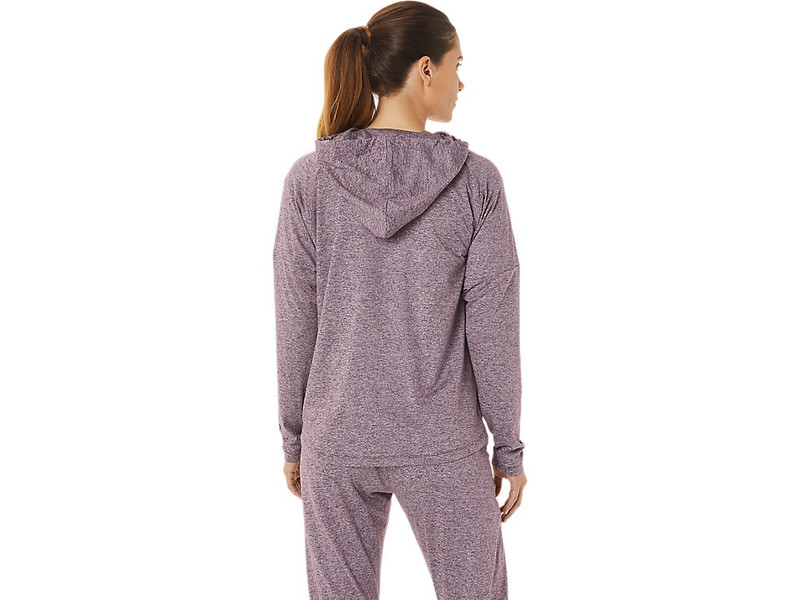 Asics WOMEN'S SOFT STRETCH KNIT FULL ZIP HOODIE outlook