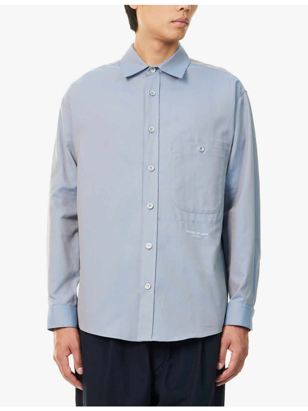 Oxford Marina Relaxed-Fit Cotton-Poplin Shirt - 3