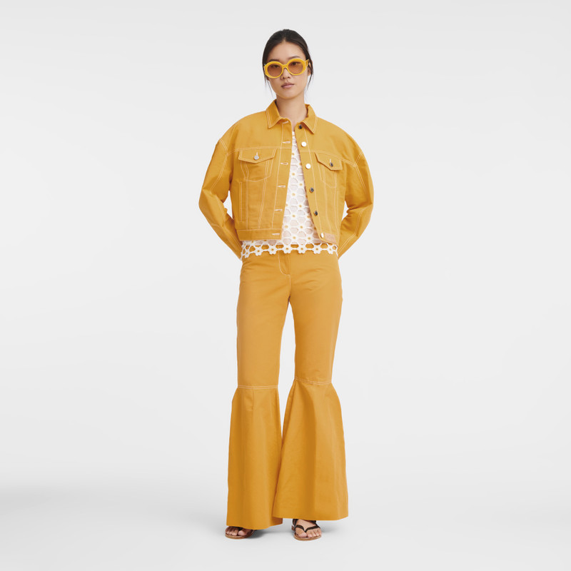 Longchamp Jacket Apricot - Gabardine outlook