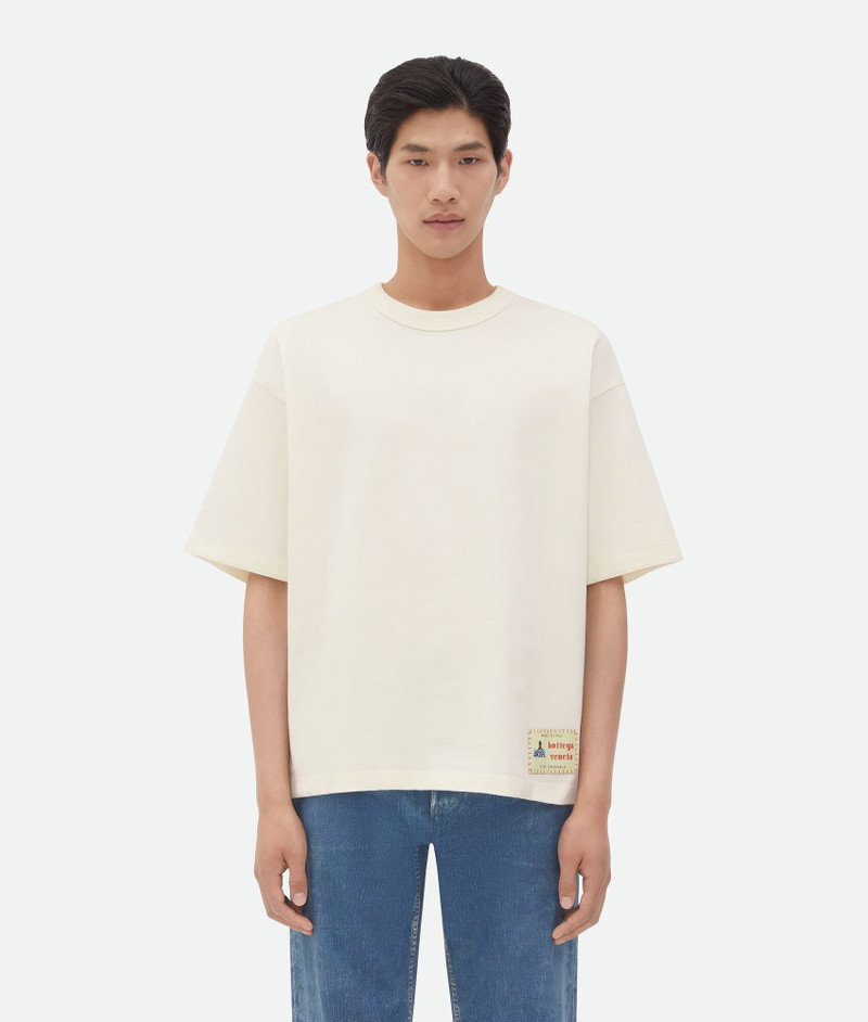 Cotton Jersey T-Shirt With Label 1