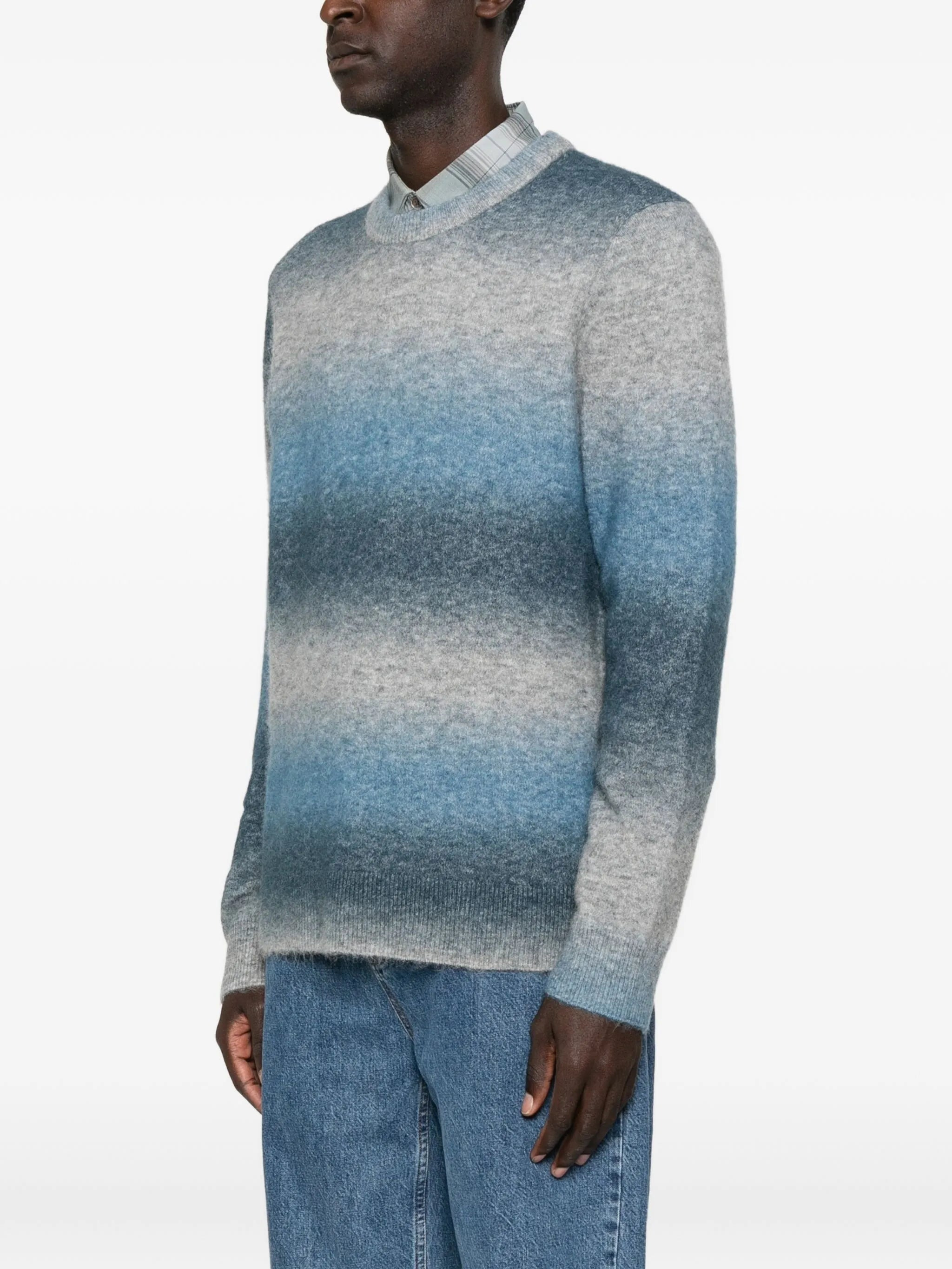 Samsoe Samsoe Ombre Crew-neck Sweater - 3