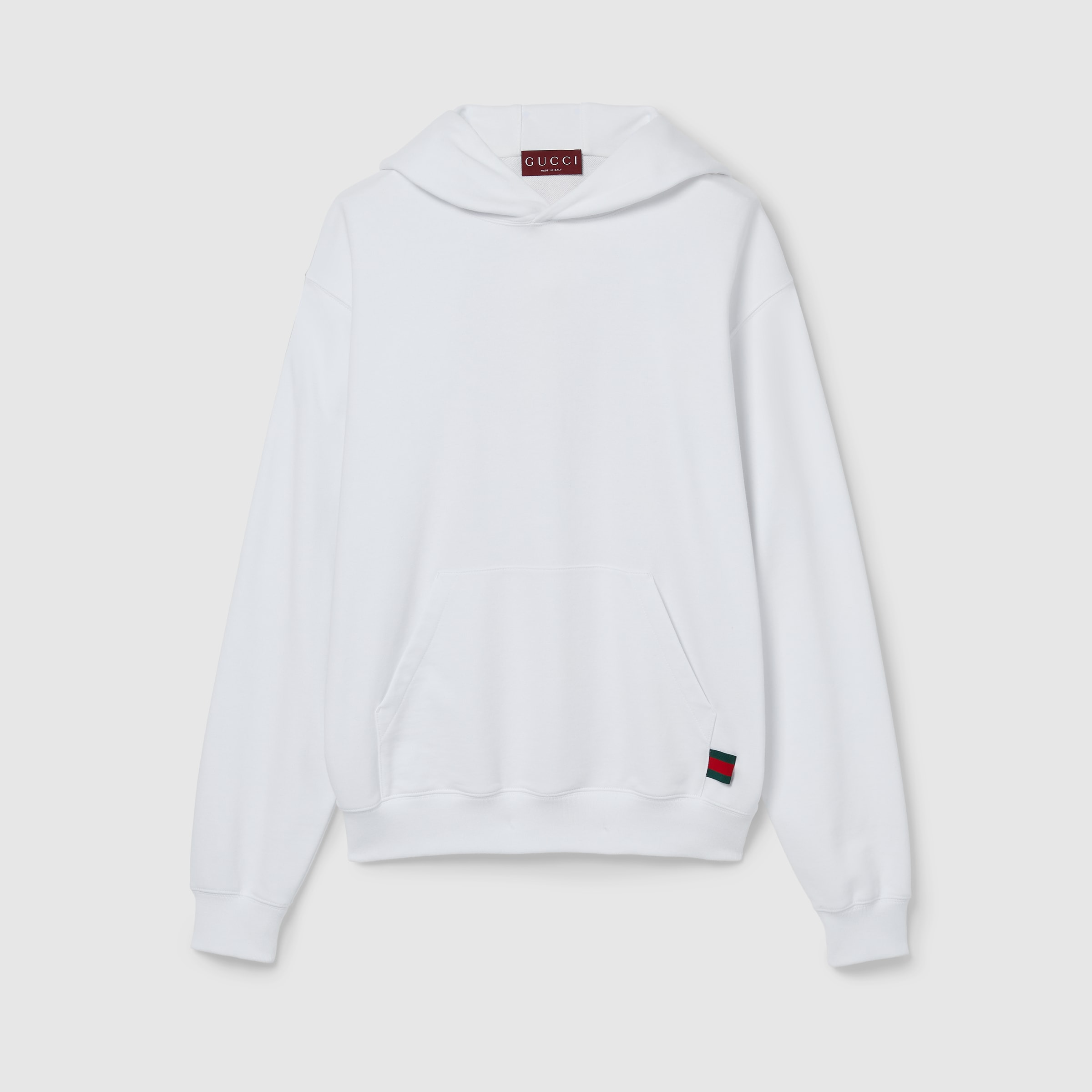 Cotton jersey sweatshirt with Web - 1