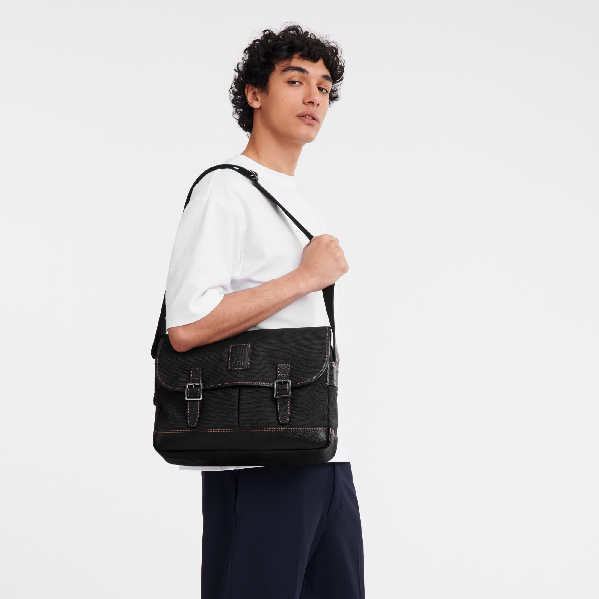 Boxford L Crossbody bag Black - Canvas - 2