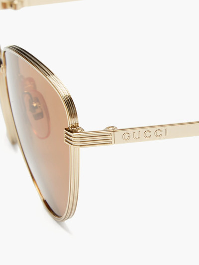 GUCCI Cat-eye metal sunglasses outlook