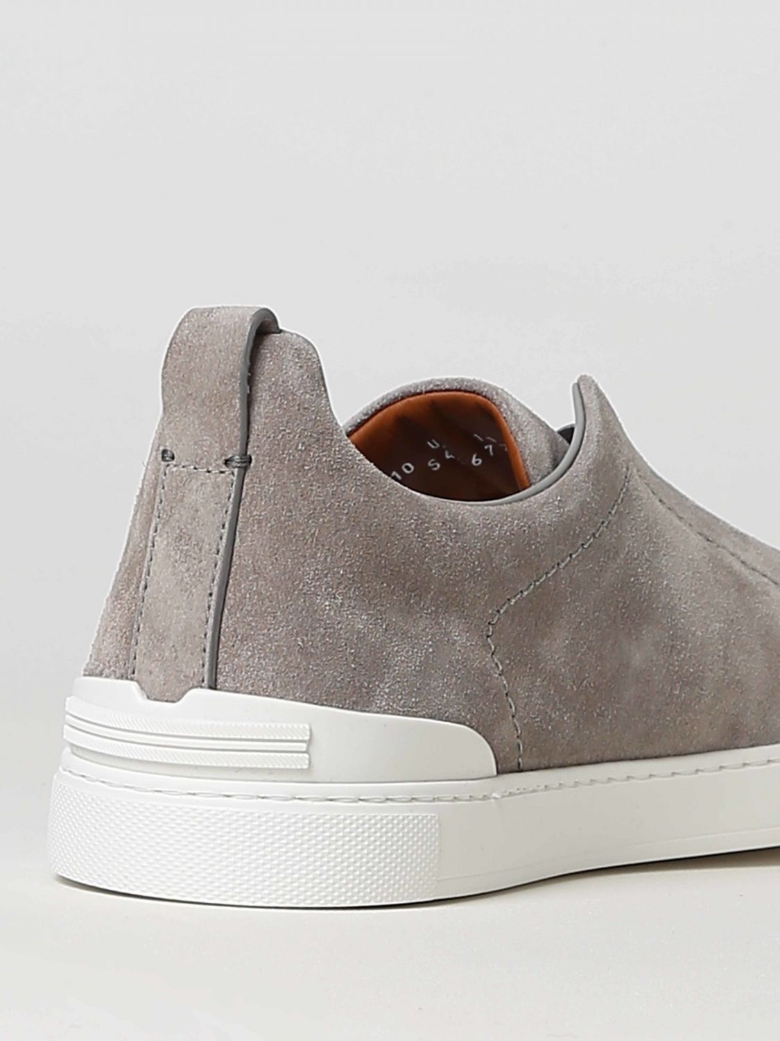 スニーカー ZEGNA Men Sneakers Grey S4667ZLHSOY GME Zegna Suede sneakers - Grey - Men | LHSOYS4667ZGME | thebs.com