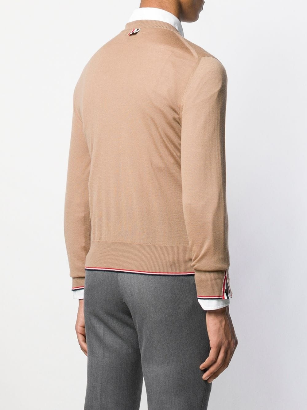 Camel Cashmere crew neck Pullover - 4