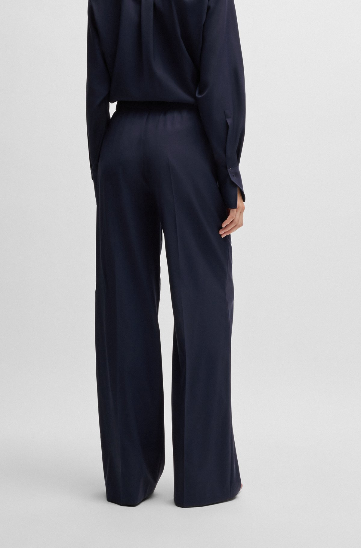 RELAXED-FIT TROUSERS IN WOOL - 4