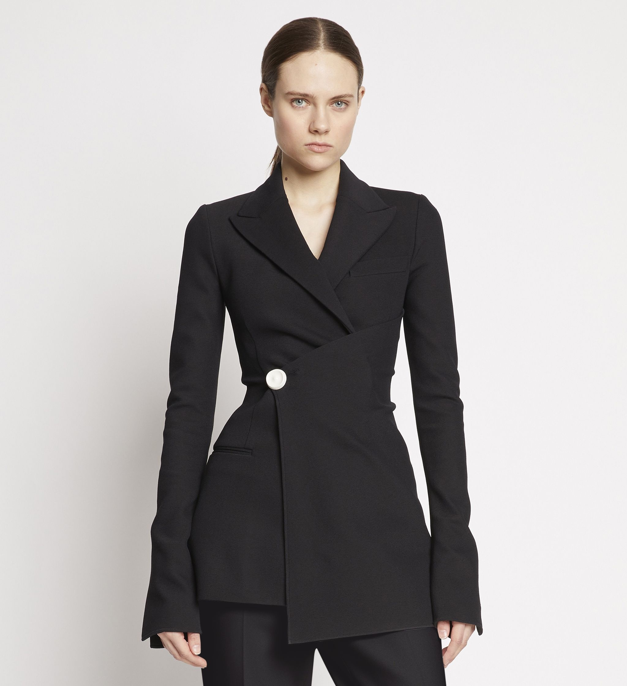 Bi-Stretch Crepe Cinched Jacket - 2