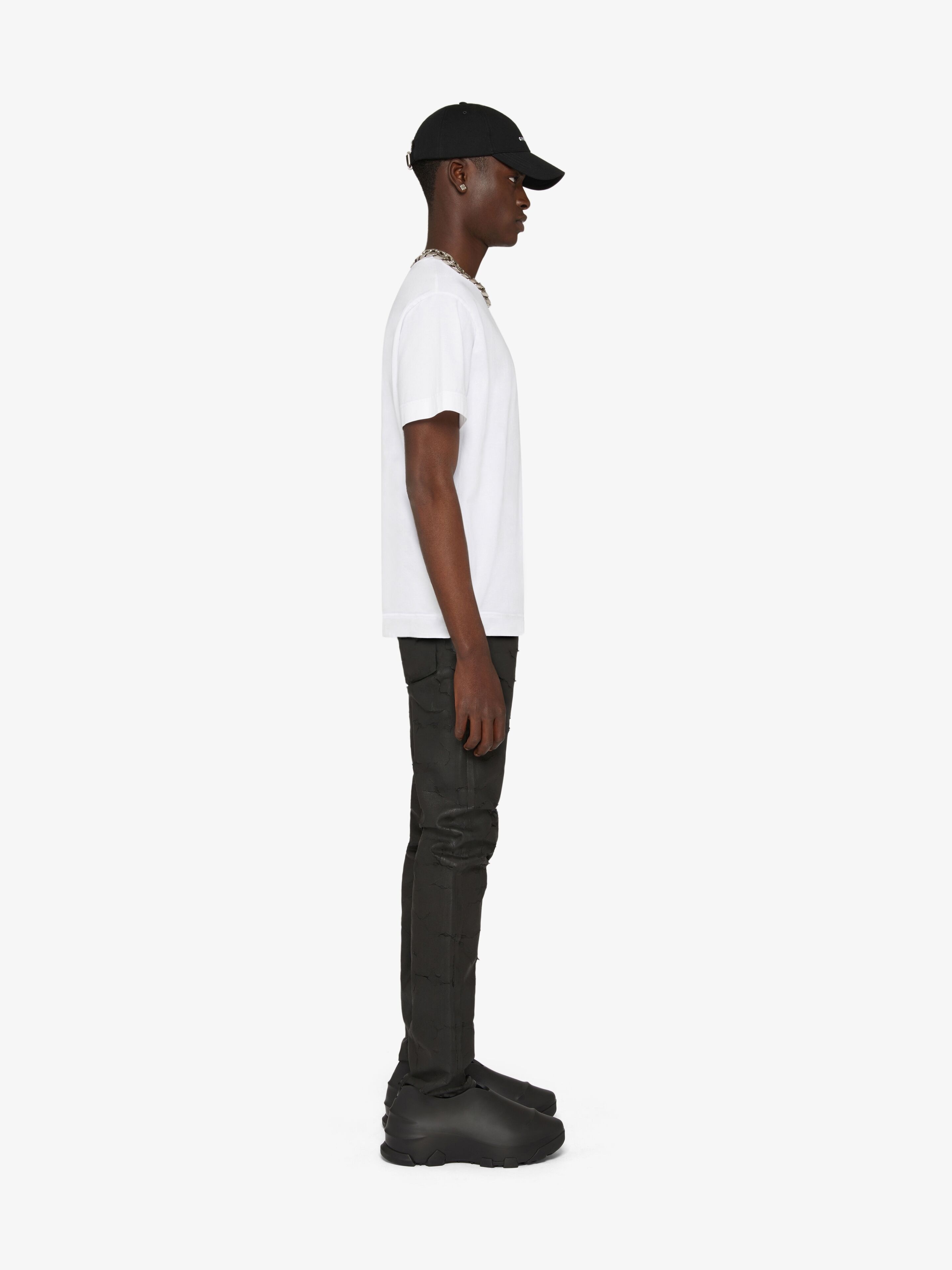 SLIM FIT T-SHIRT IN COTTON - 3