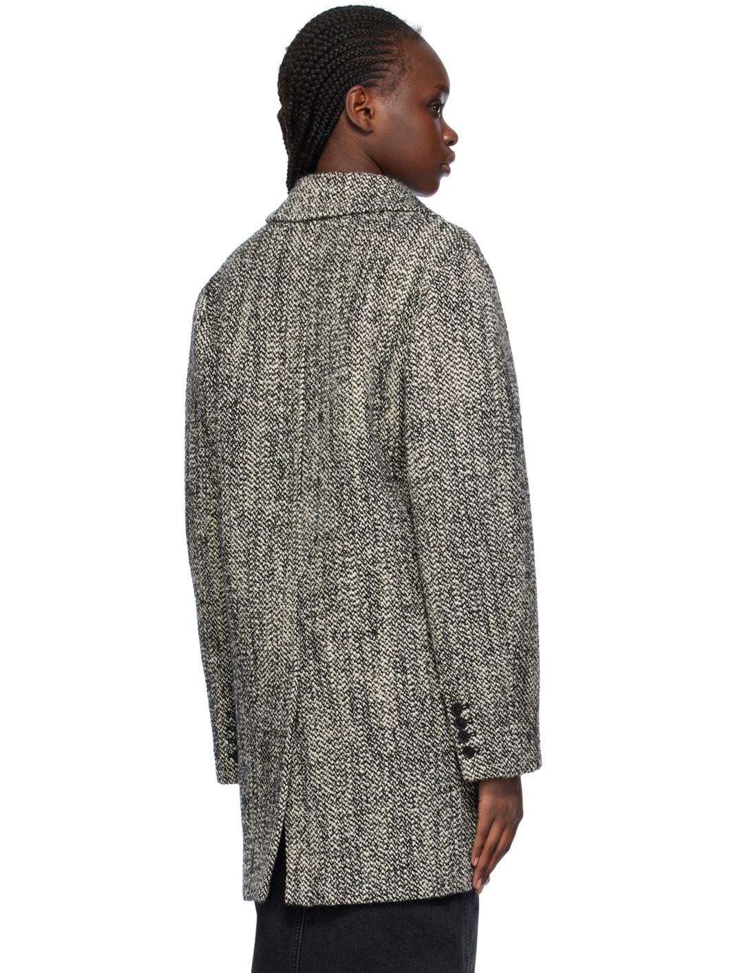 Black & White Jilinka Coat - 3