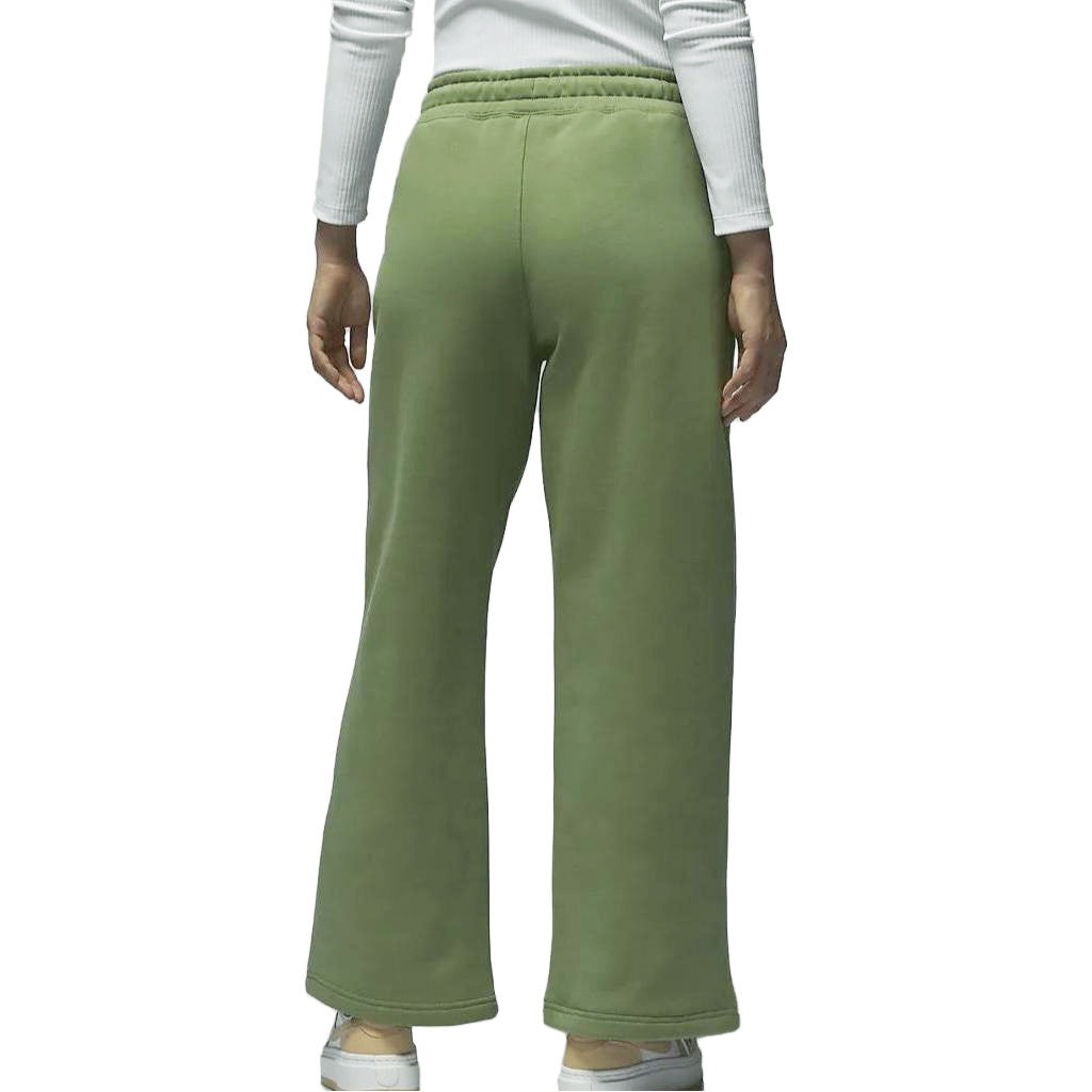 (WMNS) Air Jordan Flight Sweatpants Asia Sizing 'Olive Green' FD7225-340 - 2
