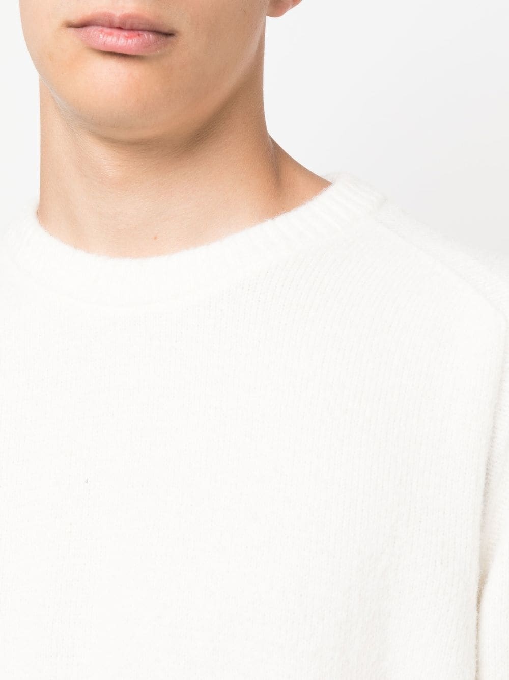 lens-detail knitted jumper - 5