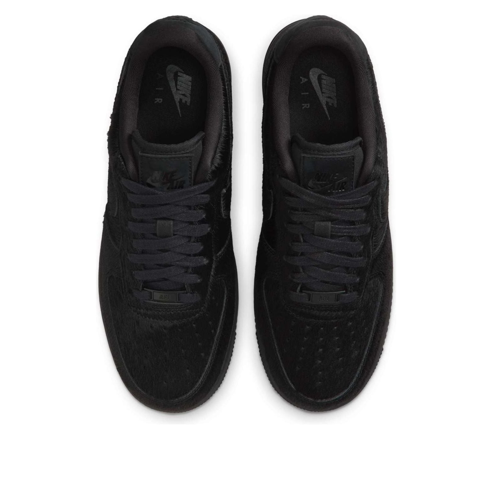 (WMNS) Nike Air Force 1 Low '07 Pony Hair 'Triple Black' II7398-001 - 2