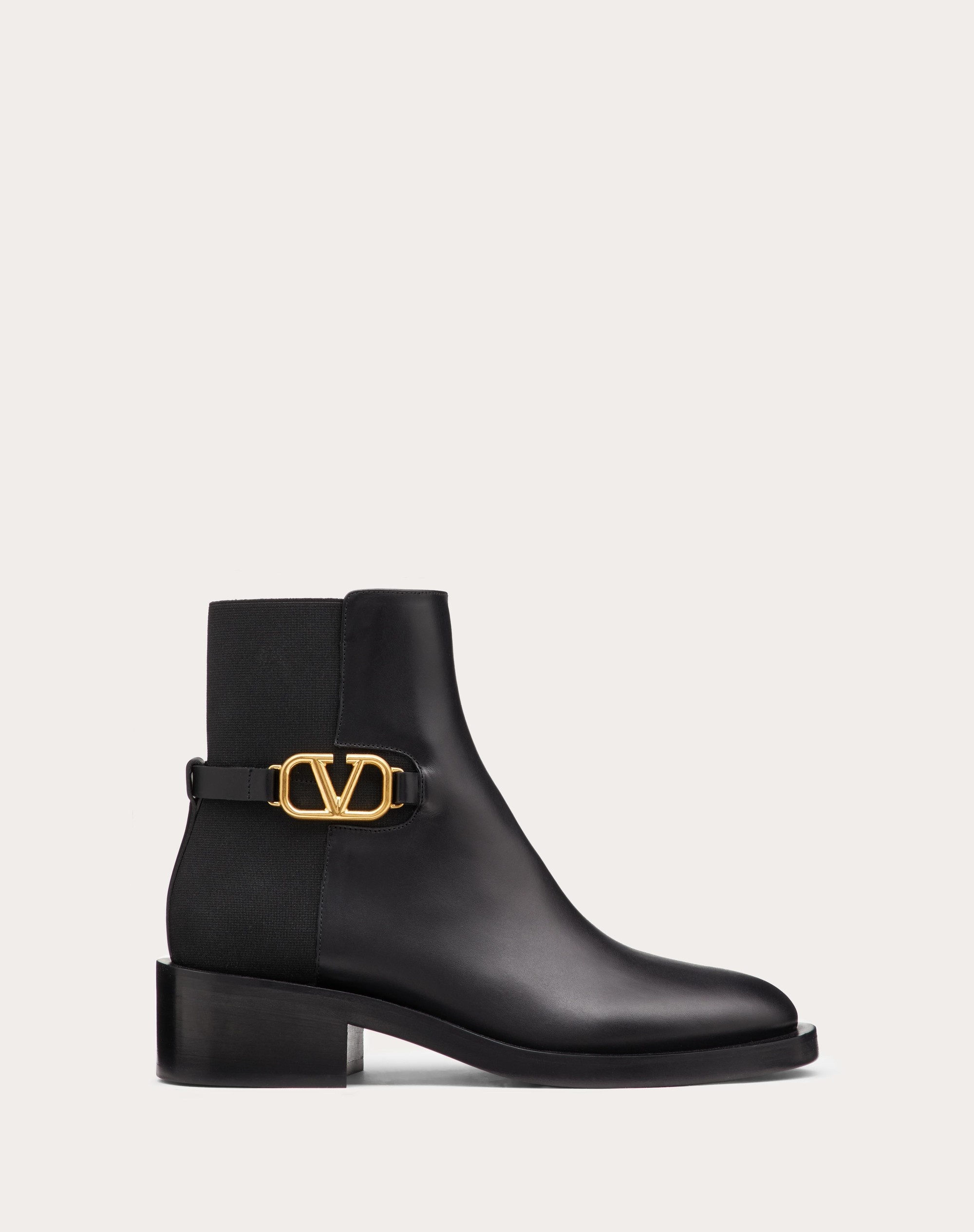 VLOGO SIGNATURE CALFSKIN ANKLE BOOT 30MM - 1