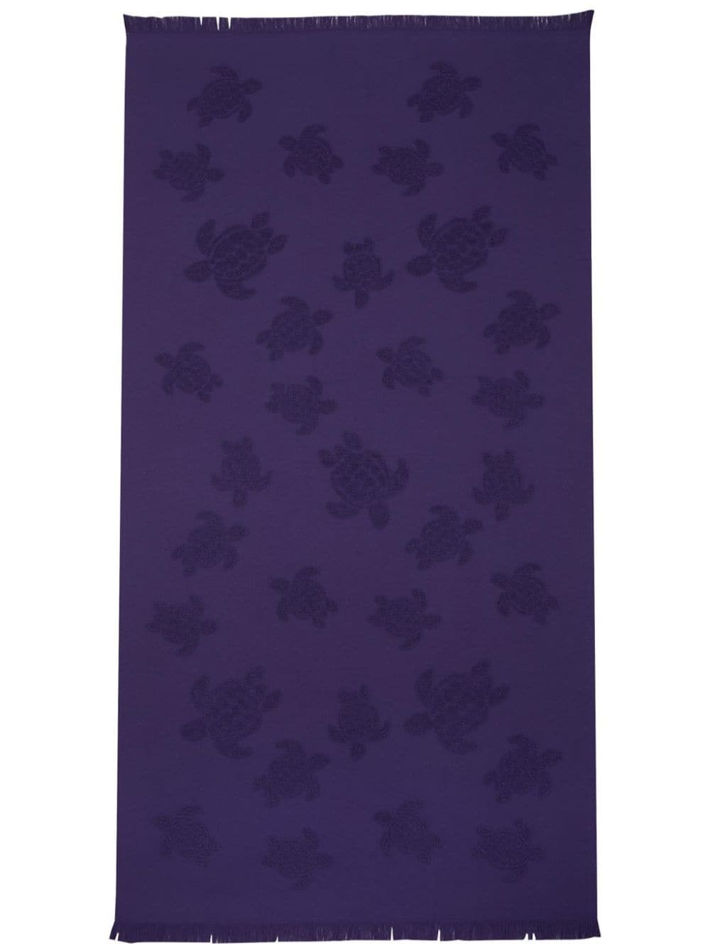 Santah turtle-jacquard beach towel - 1