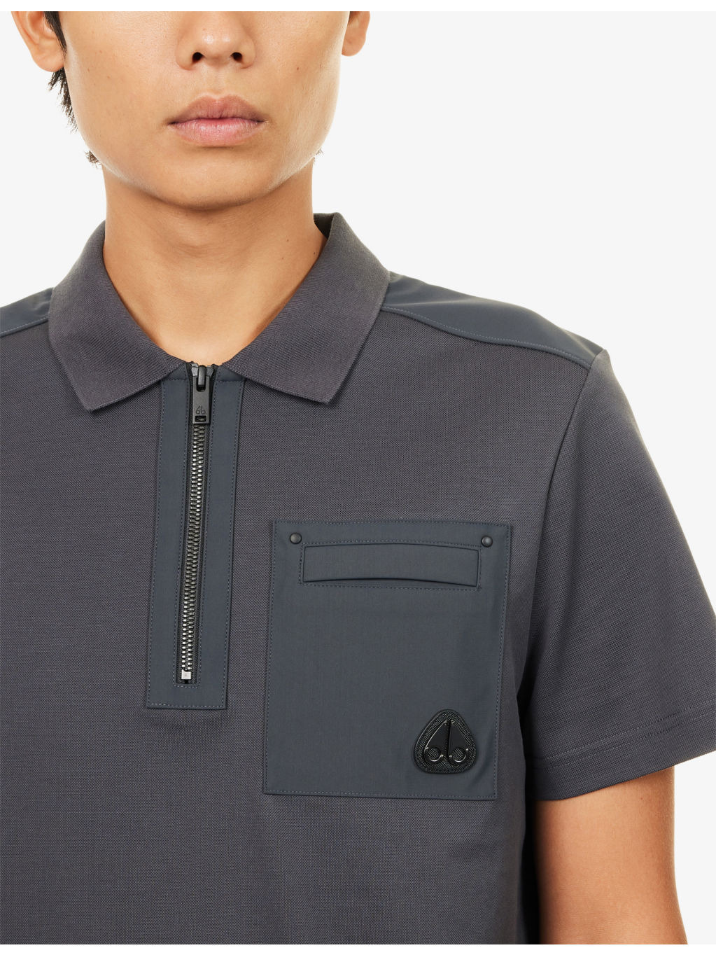 Dalon Logo-Plaque Cotton-Jersey Polo Shirt - 5