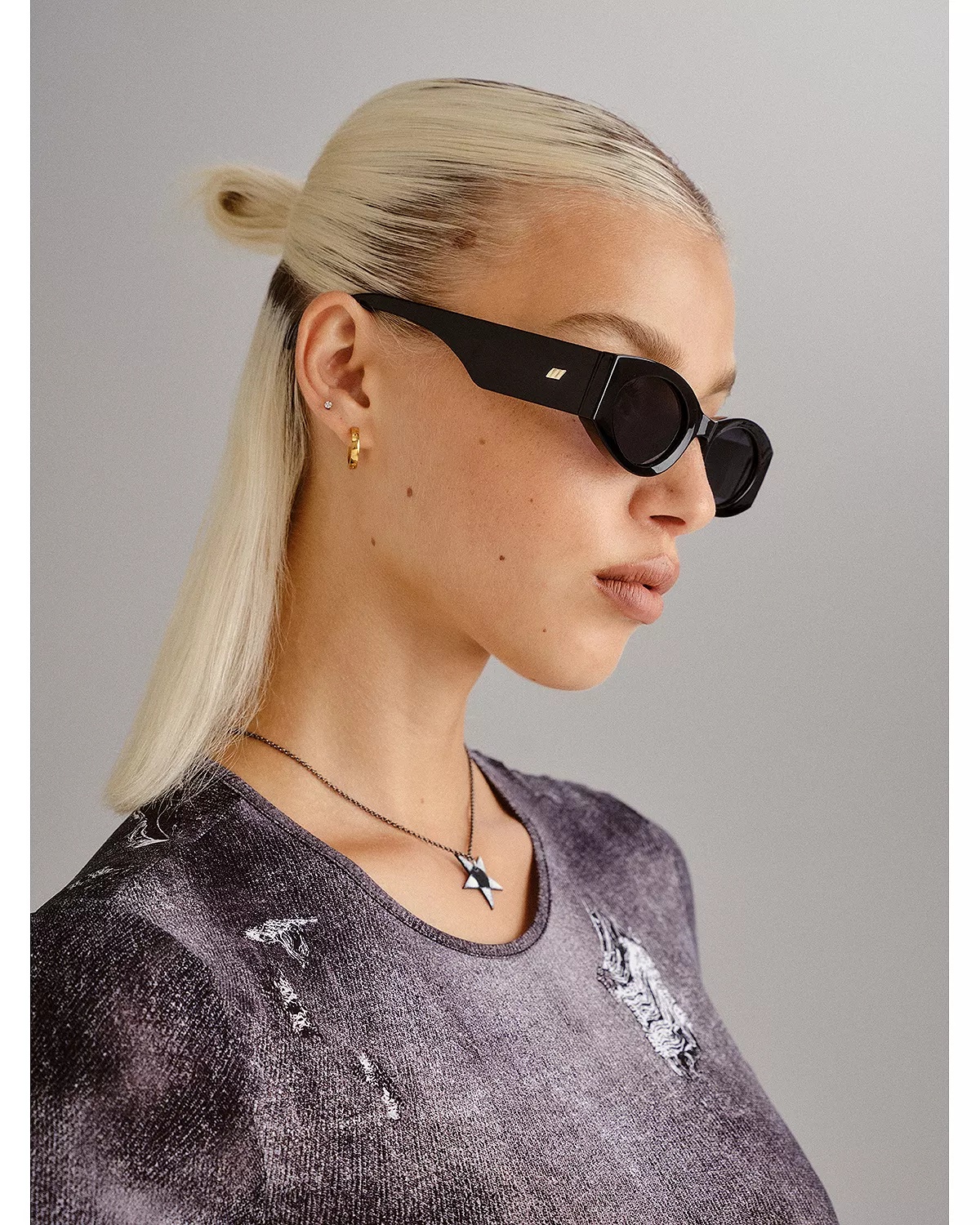 Mermaiden Oval Sunglasses, 52mm - 2