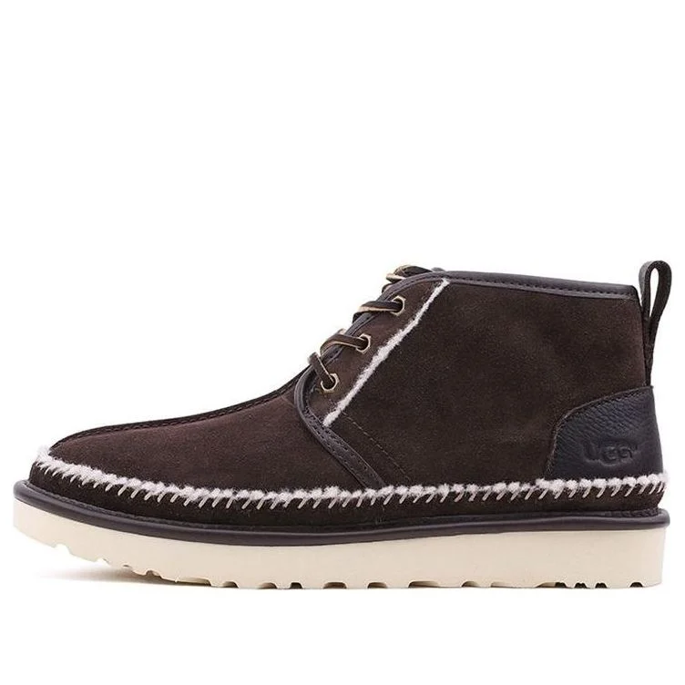 UGG Neumel Stitch Fleece Lined Snow Boots Coffee 1094398-STT - 1
