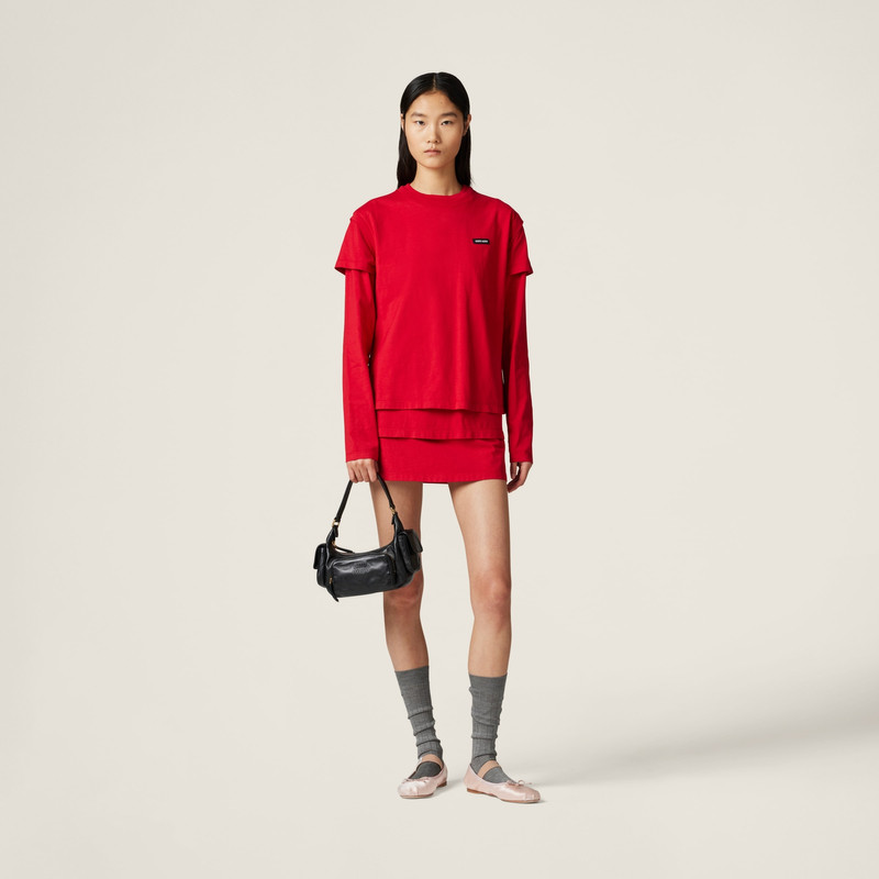 Miu Miu Set of 3 Jersey T-shirts outlook