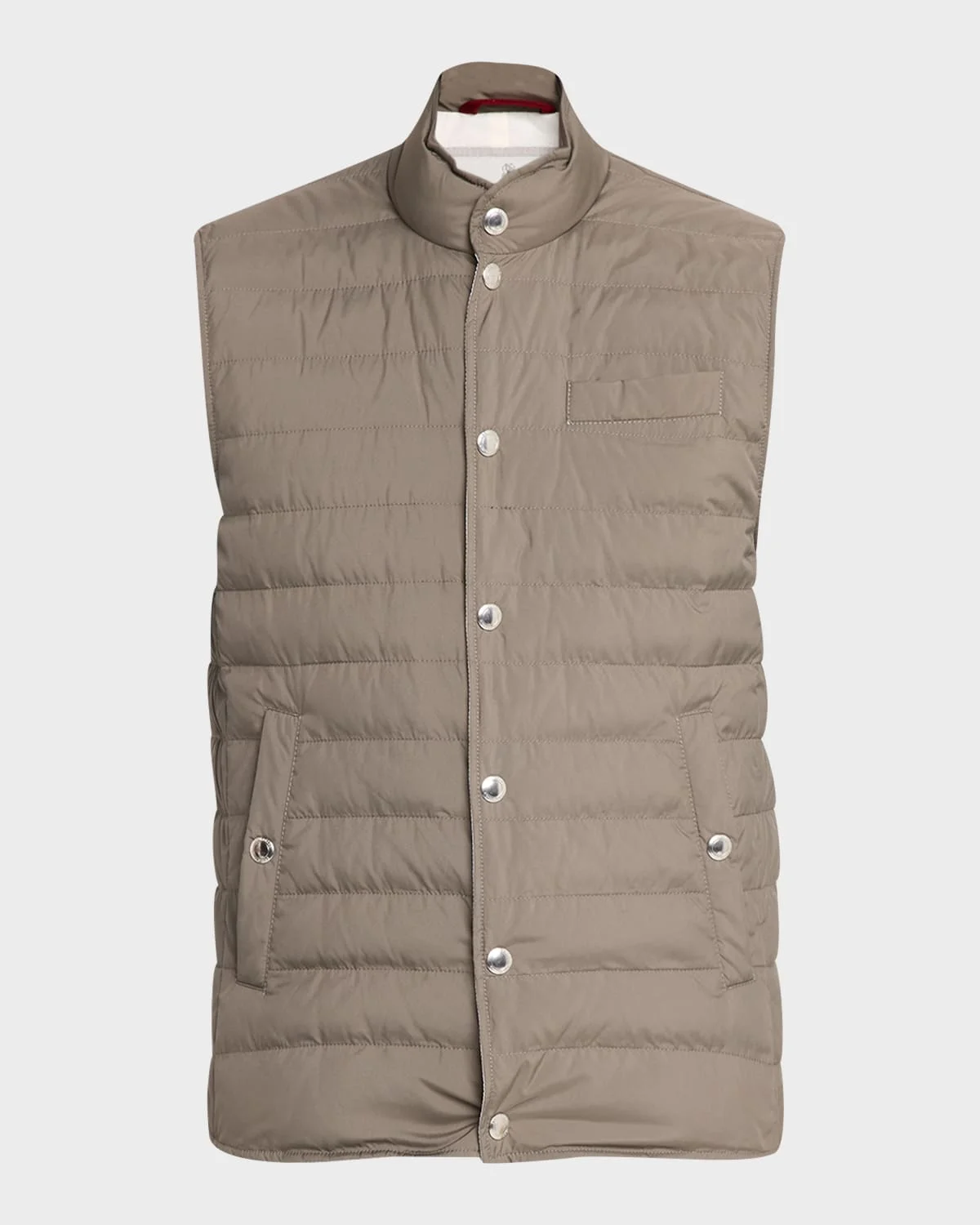 Men's Quilted Snap-Front Quilted Vest - 1