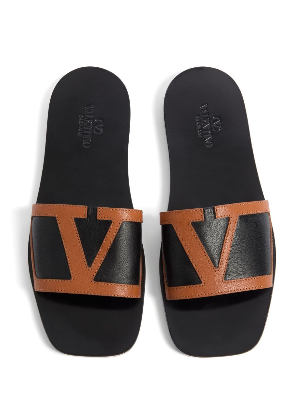 Viva Superstar Leather Slides - 3