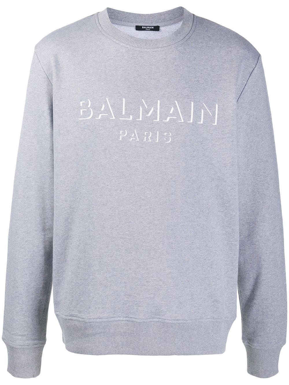 logo print sweatshirt - 1