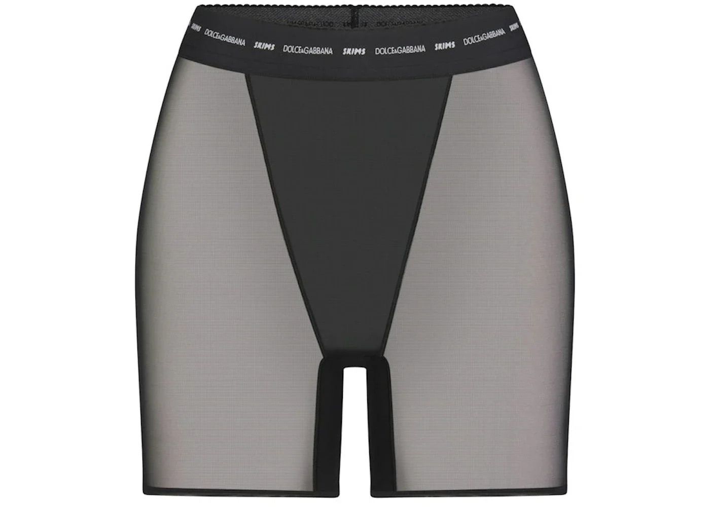 SKIMS x Dolce&Gabbana Ultra Fine Mesh Boxer Onyx - 1